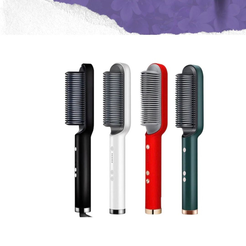 2 in 1 Hair Straightener Brush